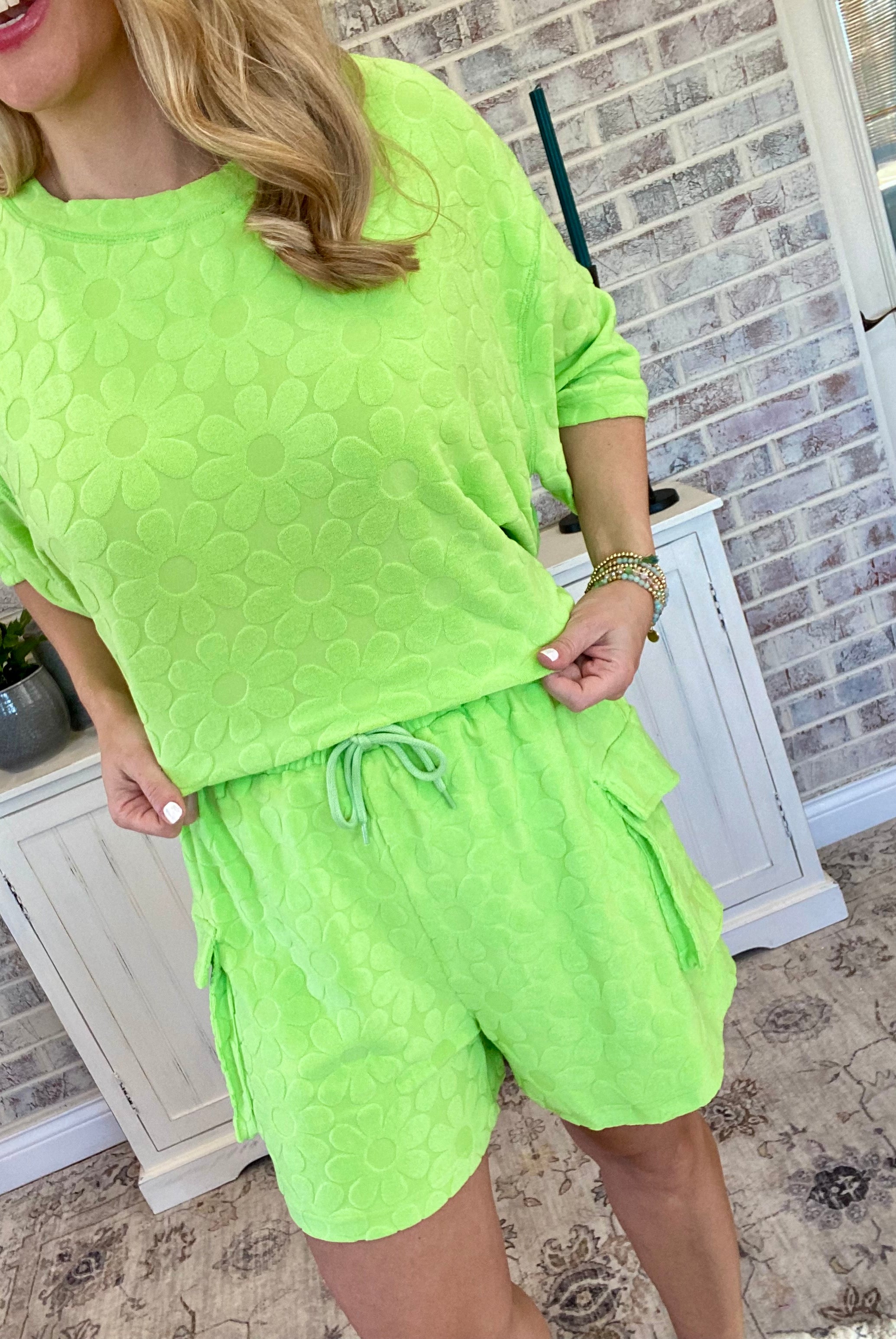 Lime a’ rita Shorts-230 Skirts/Shorts-The Lovely Closet-The Lovely Closet, Women's Fashion Boutique in Alexandria, KY