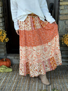 Paisley Print Maxi Skirt-230 Skirts/Shorts-The Lovely Closet-The Lovely Closet, Women's Fashion Boutique in Alexandria, KY