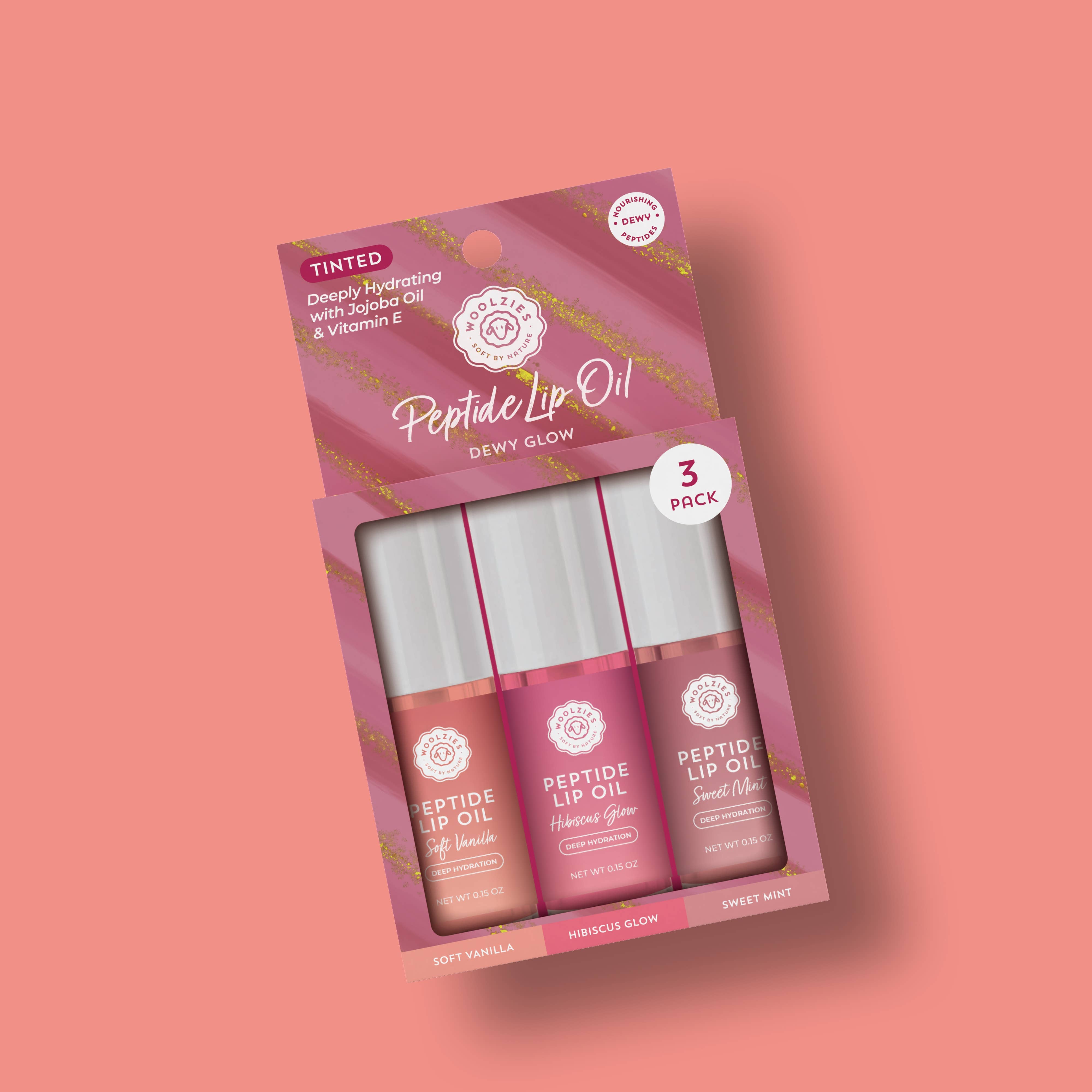 Peptide Lip Oil Trio – Dewy Glow 💋-350 Holiday-Woolzies-The Lovely Closet, Women's Fashion Boutique in Alexandria, KY