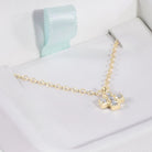 14KT Gold and Diamond Signature Cross Necklace-260 eNewton-eNewton-The Lovely Closet, Women's Fashion Boutique in Alexandria, KY