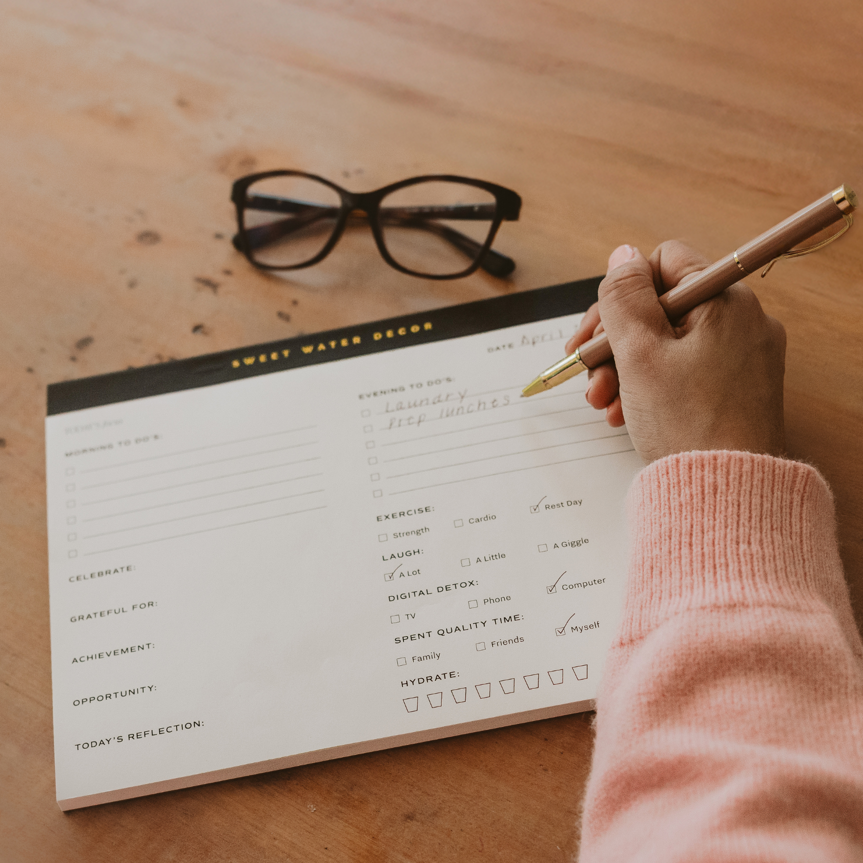 Self Care Notepad-310 Gift-Sweet Water Decor-The Lovely Closet, Women's Fashion Boutique in Alexandria, KY