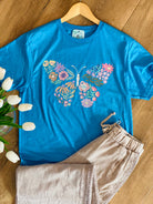 Floral Butterfly Graphic T-Shirt-135 T-Shirt Bar-The Lovely Closet-The Lovely Closet, Women's Fashion Boutique in Alexandria, KY