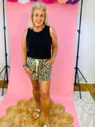 Wild Thing Leopard Shorts-230 Skirts/Shorts-Sage + Fig-The Lovely Closet, Women's Fashion Boutique in Alexandria, KY