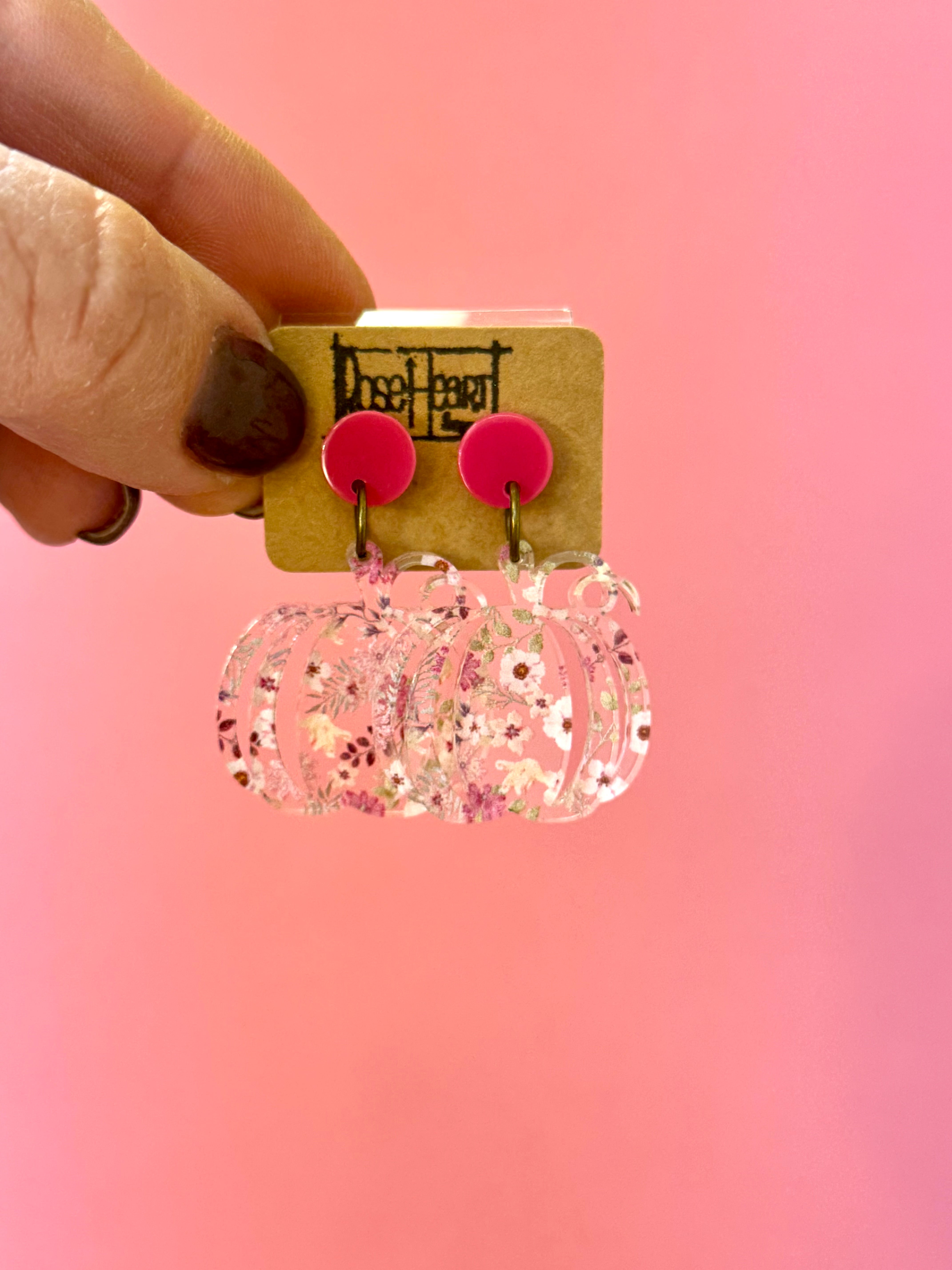 RoseHeart Earrings 2025 Pinktober!-280 Accessories-RH-The Lovely Closet, Women's Fashion Boutique in Alexandria, KY