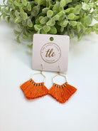 What to Wear Earrings - Orange-250 Jewelry-The Lovely Closet-The Lovely Closet, Women's Fashion Boutique in Alexandria, KY