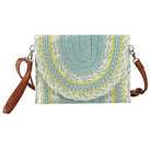 Woven Straw Clutch Cross Body Bag - Mint-290 Bag/Handbags-judson-The Lovely Closet, Women's Fashion Boutique in Alexandria, KY