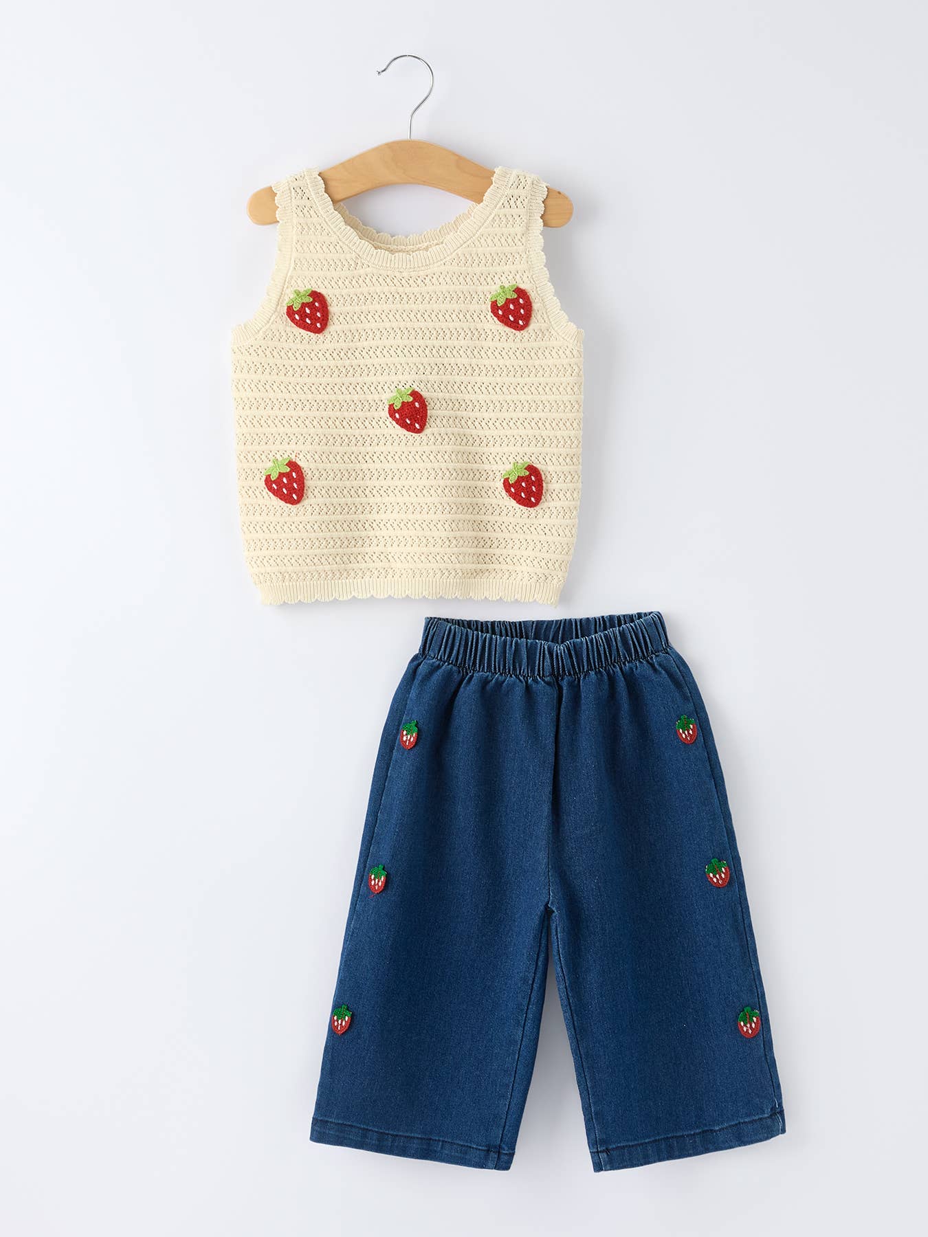 Spring Strawberry Set-360 Carolines Closet-Rylee Faith Designs-The Lovely Closet, Women's Fashion Boutique in Alexandria, KY
