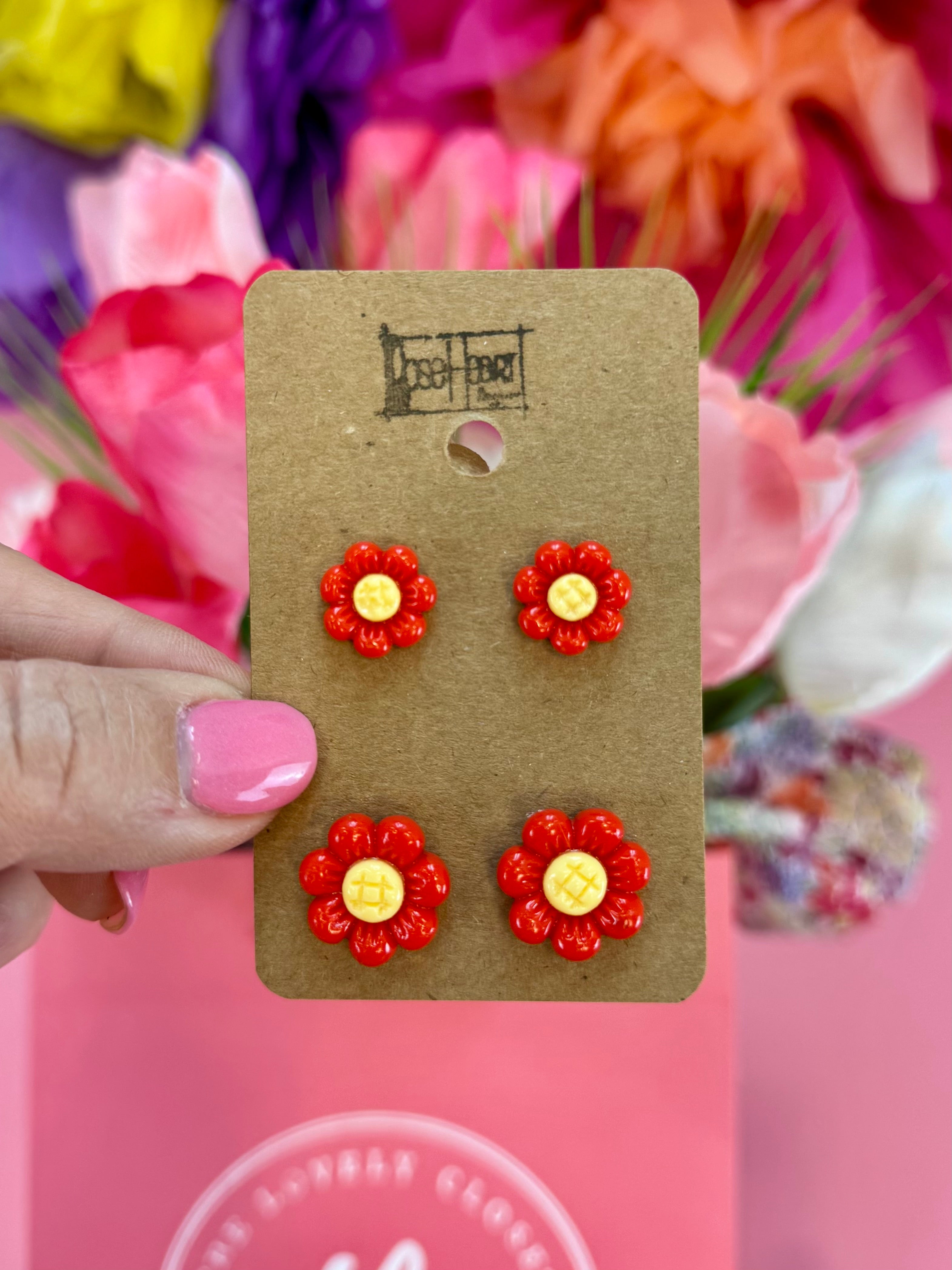 RoseHeart Mommy & Me Earring Set-The Lovely Closet-The Lovely Closet, Women's Fashion Boutique in Alexandria, KY