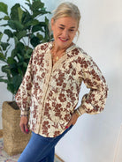 Golden Hour Long Sleeve Blouse-110 Long Sleeve Top-GIGIO-The Lovely Closet, Women's Fashion Boutique in Alexandria, KY