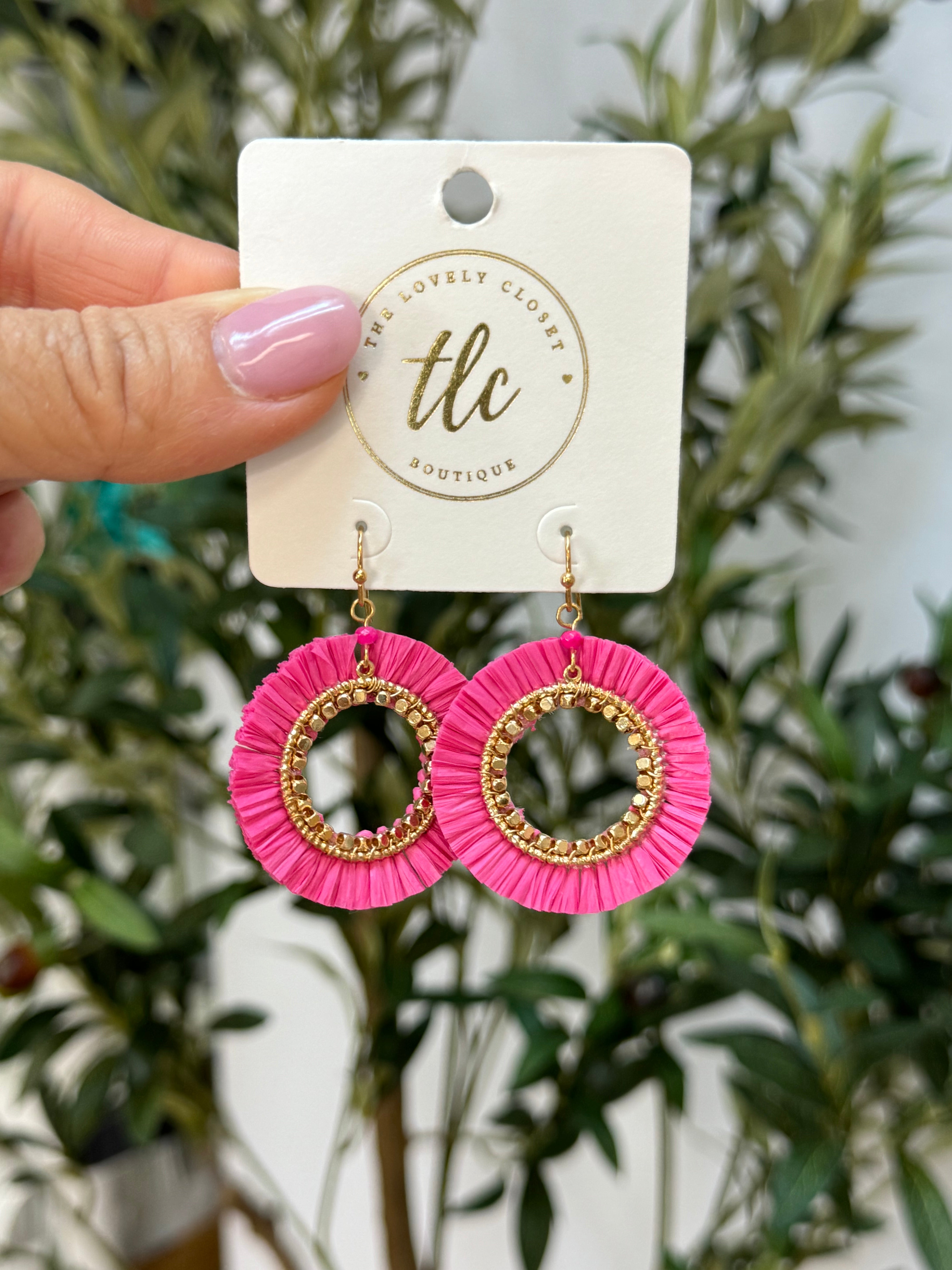 Oh So Pretty in Pink Earring-250 Jewelry-The Lovely Closet-The Lovely Closet, Women's Fashion Boutique in Alexandria, KY