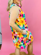 The Lucy Dress - Sunburst Floral-180 Dresses-Dear Scarlett-The Lovely Closet, Women's Fashion Boutique in Alexandria, KY