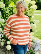 Thinking About Summer Evenings - Clay-140 Sweaters-The Lovely Closet-The Lovely Closet, Women's Fashion Boutique in Alexandria, KY