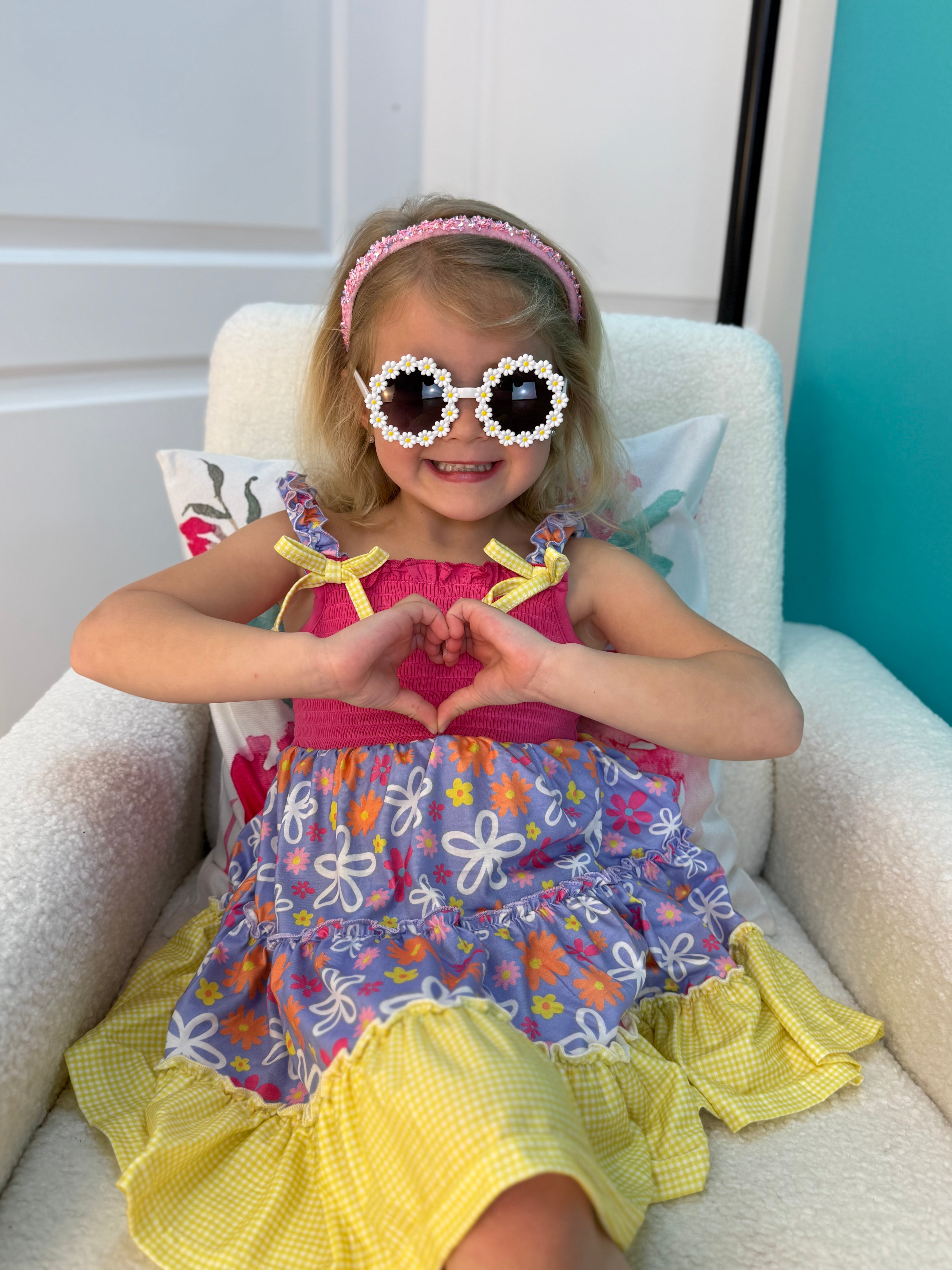 Soak Up the Sun Ruffle Smocked Dress-360 Carolines Closet-Rylee Faith Designs-The Lovely Closet, Women's Fashion Boutique in Alexandria, KY