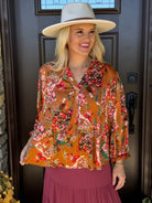 FINAL SALE - Autumn Colors Have Arrived Top-110 Long Sleeve Top-The Lovely Closet-The Lovely Closet, Women's Fashion Boutique in Alexandria, KY