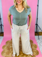 Simplicity Top - Rich Sage-100 Short Sleeve Tops-Mystree-The Lovely Closet, Women's Fashion Boutique in Alexandria, KY