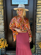 Autumn Colors Have Arrived Top-110 Long Sleeve Top-The Lovely Closet-The Lovely Closet, Women's Fashion Boutique in Alexandria, KY