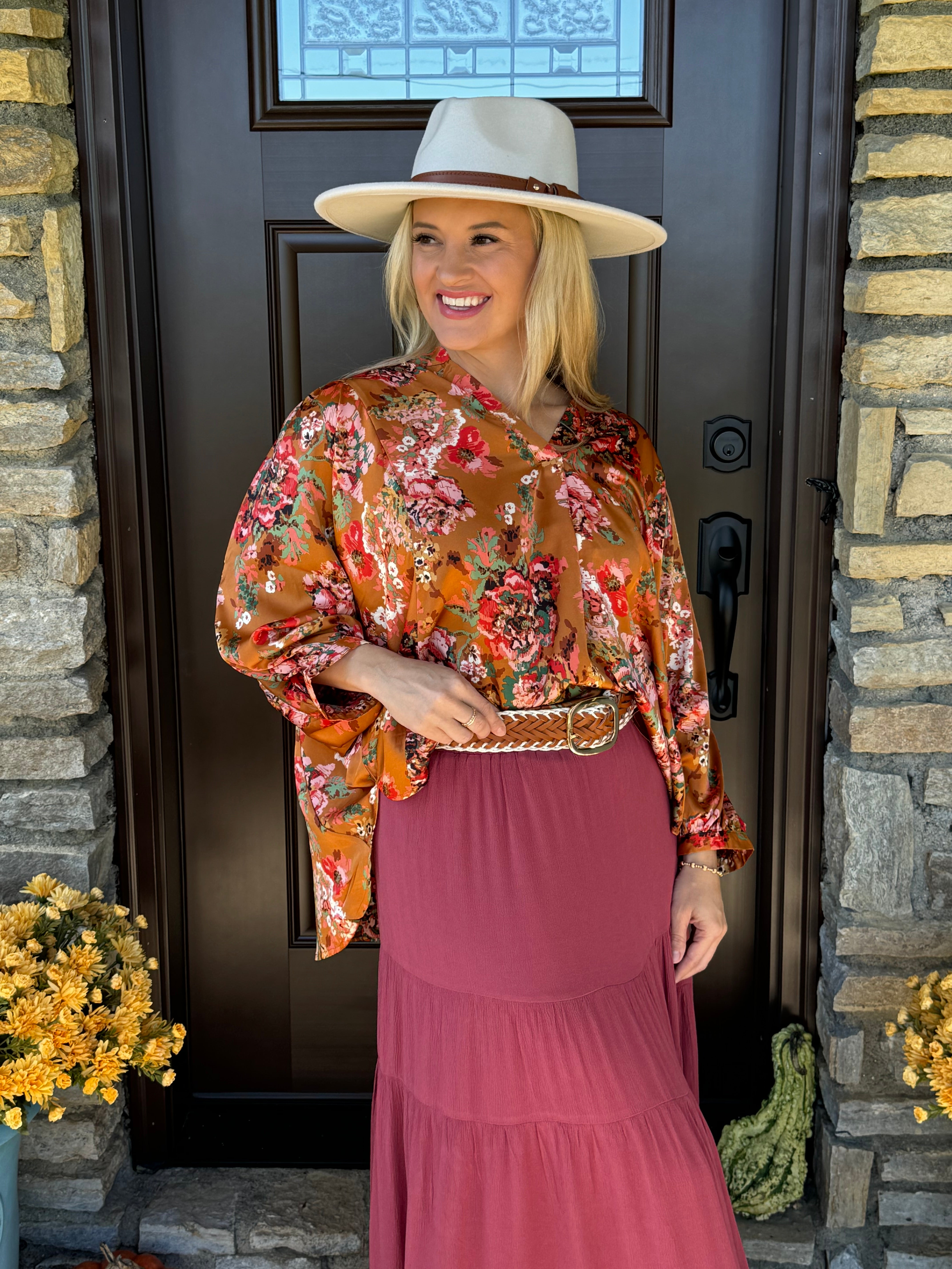 FINAL SALE - Autumn Colors Have Arrived Top-110 Long Sleeve Top-The Lovely Closet-The Lovely Closet, Women's Fashion Boutique in Alexandria, KY