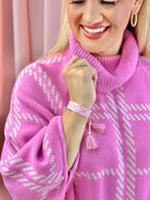 I Pink I Can Sweater-140 Sweaters-The Lovely Closet-The Lovely Closet, Women's Fashion Boutique in Alexandria, KY