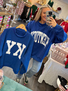 Reversible KY Pullover-110 Long Sleeve Top-Bucketlist-The Lovely Closet, Women's Fashion Boutique in Alexandria, KY