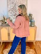 Rosewood Utility Jacket-170 Jackets/Outerwear-She + Sky-The Lovely Closet, Women's Fashion Boutique in Alexandria, KY