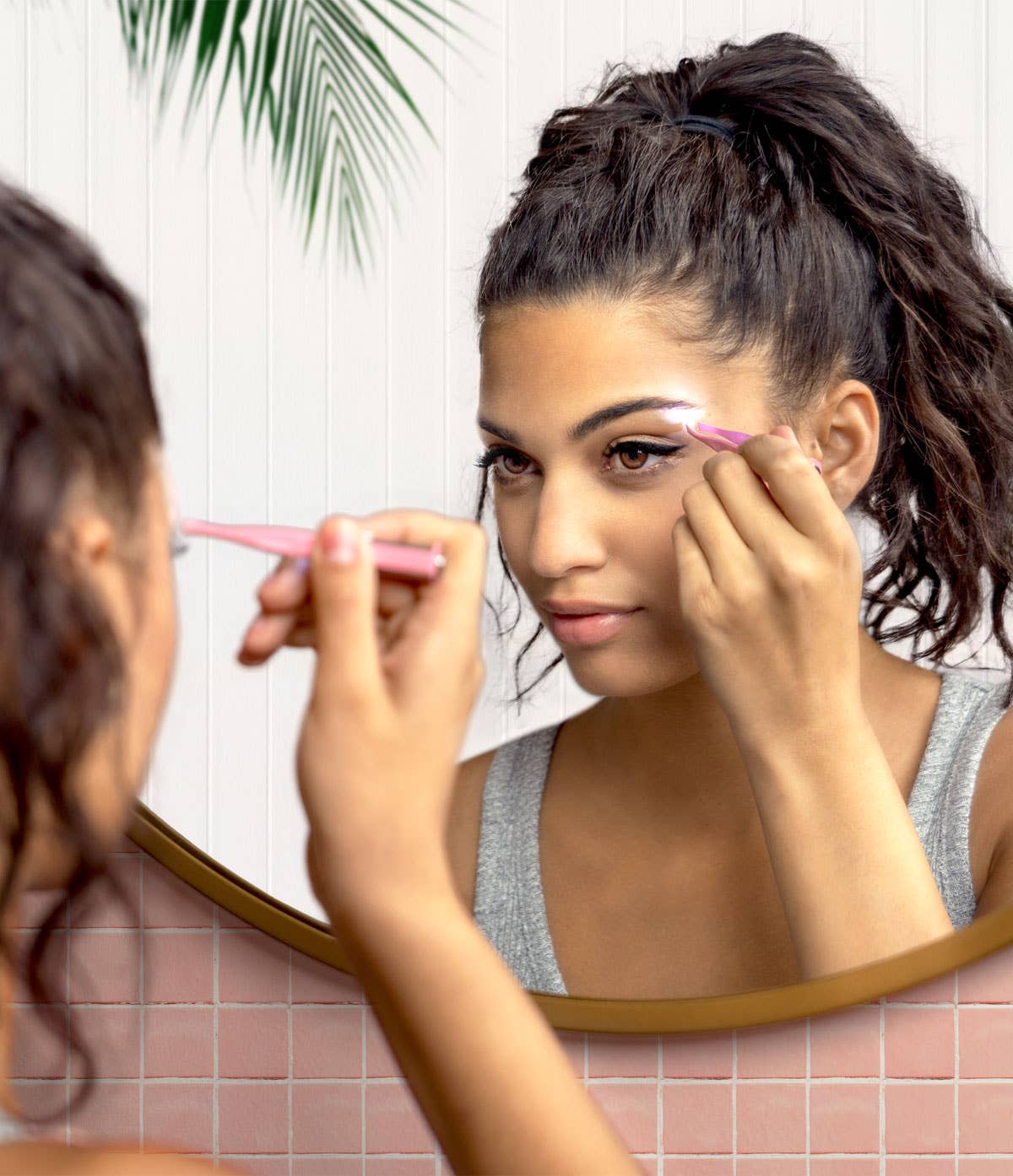 Lemon Lavender Light Up Tweezer-310 Gift-DM Merchandising-The Lovely Closet, Women's Fashion Boutique in Alexandria, KY