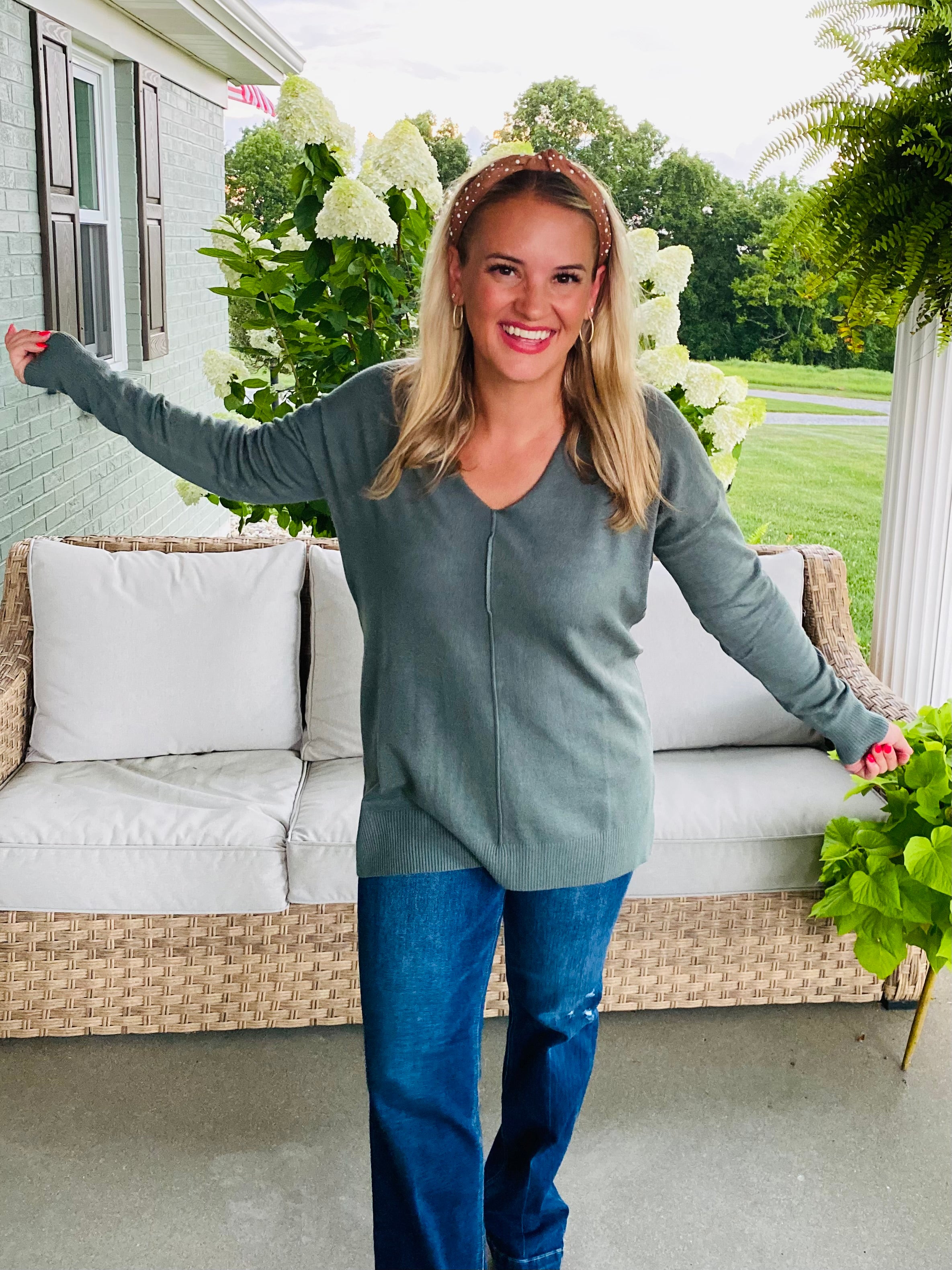 Dream Sweater - Teal-140 Sweaters-zenana-The Lovely Closet, Women's Fashion Boutique in Alexandria, KY