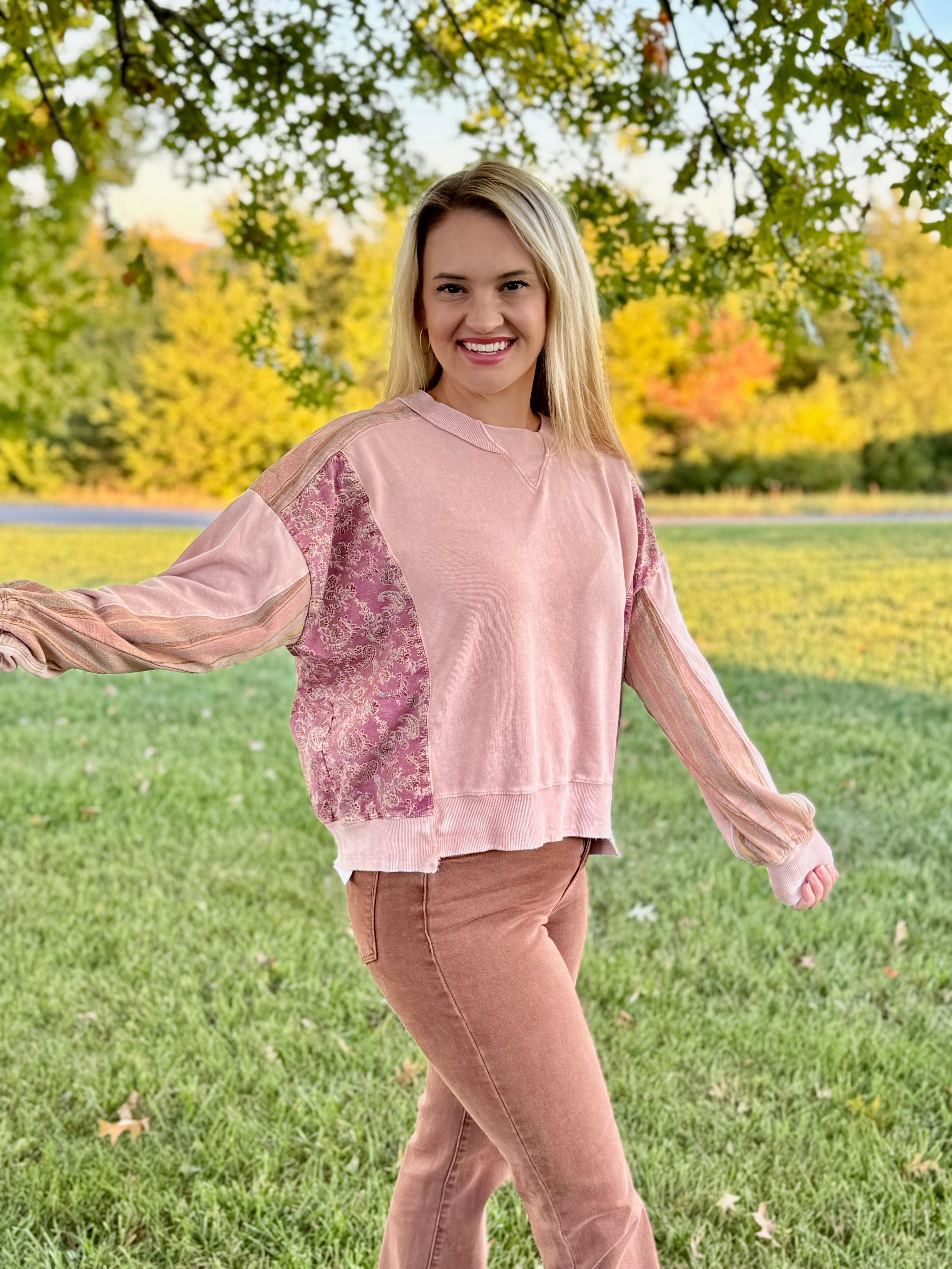 Make Me Blush Top-110 Long Sleeve Top-The Lovely Closet-The Lovely Closet, Women's Fashion Boutique in Alexandria, KY