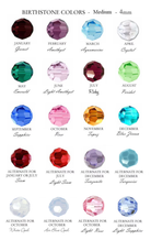 Beaded Blondes 7.25 inch Swarovski Birthstone Bracelet-250 Jewelry-Beaded Blondes-The Lovely Closet, Women's Fashion Boutique in Alexandria, KY