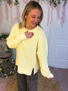 Sunshine Pullover-110 Long Sleeve Top-easel-The Lovely Closet, Women's Fashion Boutique in Alexandria, KY