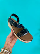 Corkys Chit Chat Sandal - Black-270 Shoes-Corkys-The Lovely Closet, Women's Fashion Boutique in Alexandria, KY