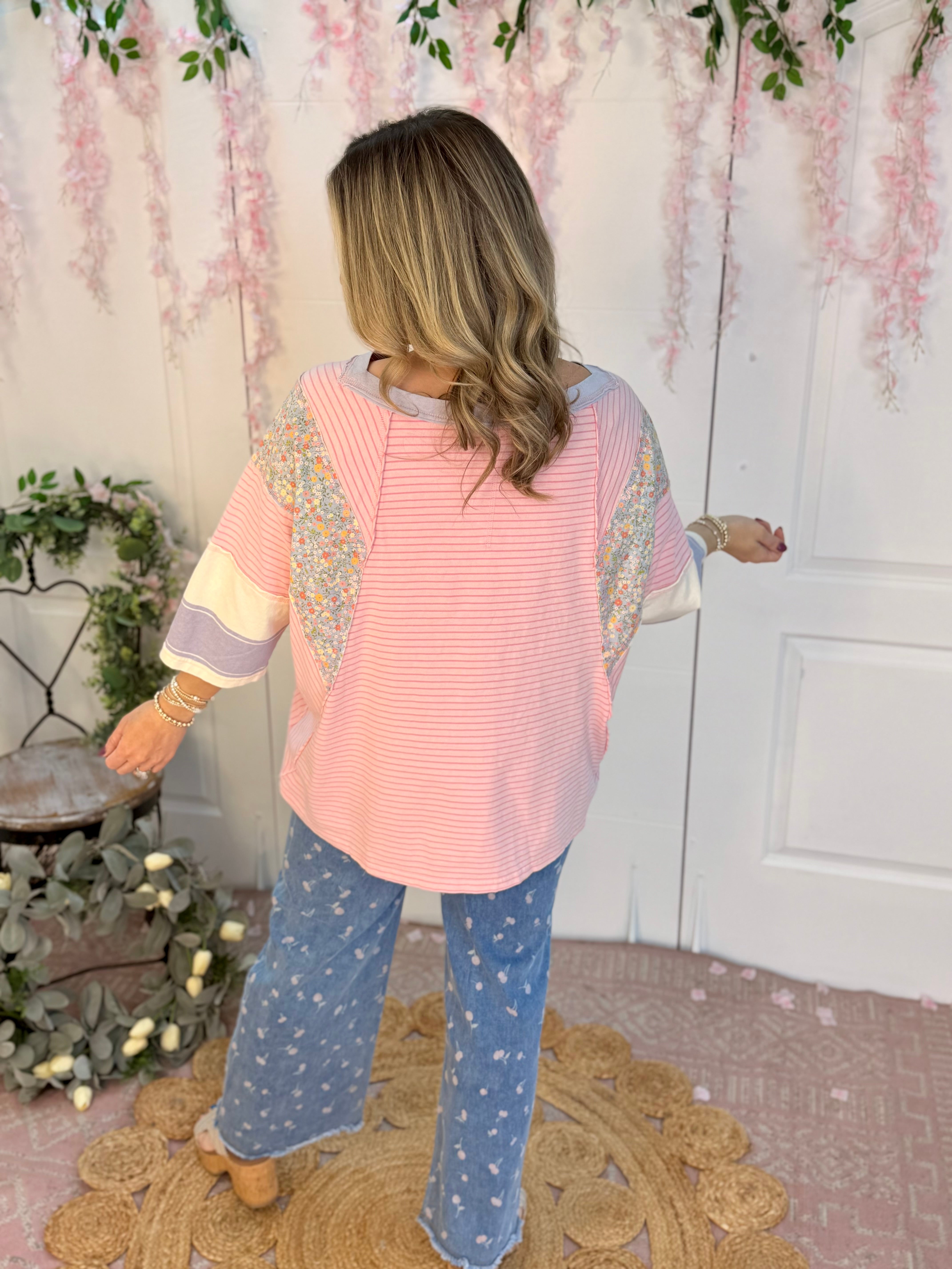 Day Dream Top-100 Short Sleeve Tops-easel-The Lovely Closet, Women's Fashion Boutique in Alexandria, KY