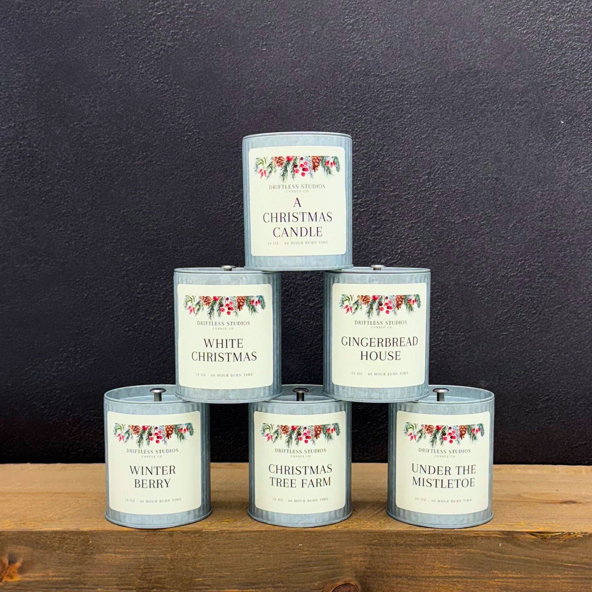 Winter Berry Christmas Farmhouse Candle - Christmas Candles-310 Gift-Driftless Studios-The Lovely Closet, Women's Fashion Boutique in Alexandria, KY