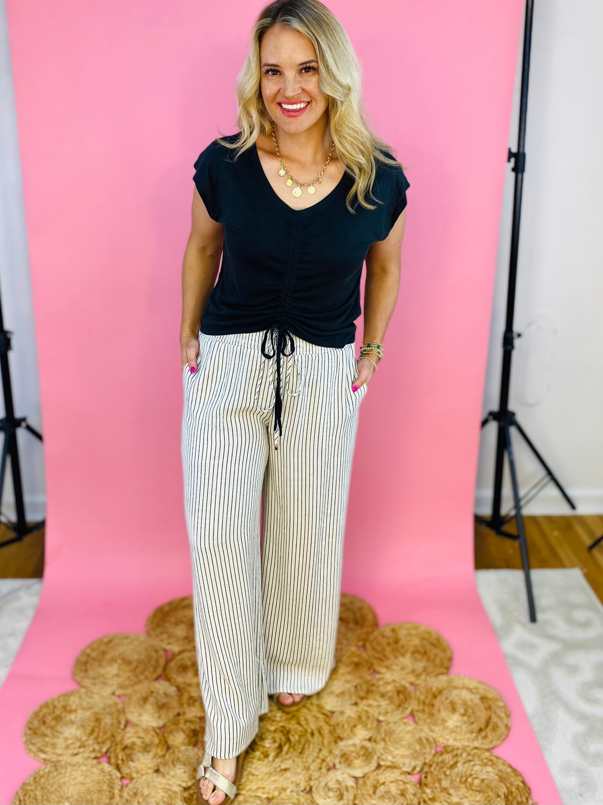 Soak Up the Sun Linen Pants-240 Pants-eesome-The Lovely Closet, Women's Fashion Boutique in Alexandria, KY