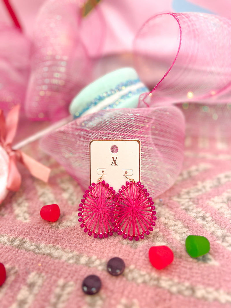 Fave Pink Earrings-The Lovely Closet-The Lovely Closet, Women's Fashion Boutique in Alexandria, KY
