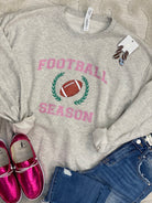 Football Season Crewneck-150 Sweatshirts-The Lovely Closet-The Lovely Closet, Women's Fashion Boutique in Alexandria, KY