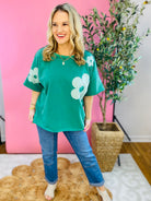 Spring Daisies Top-100 Short Sleeve Tops-The Lovely Closet-The Lovely Closet, Women's Fashion Boutique in Alexandria, KY