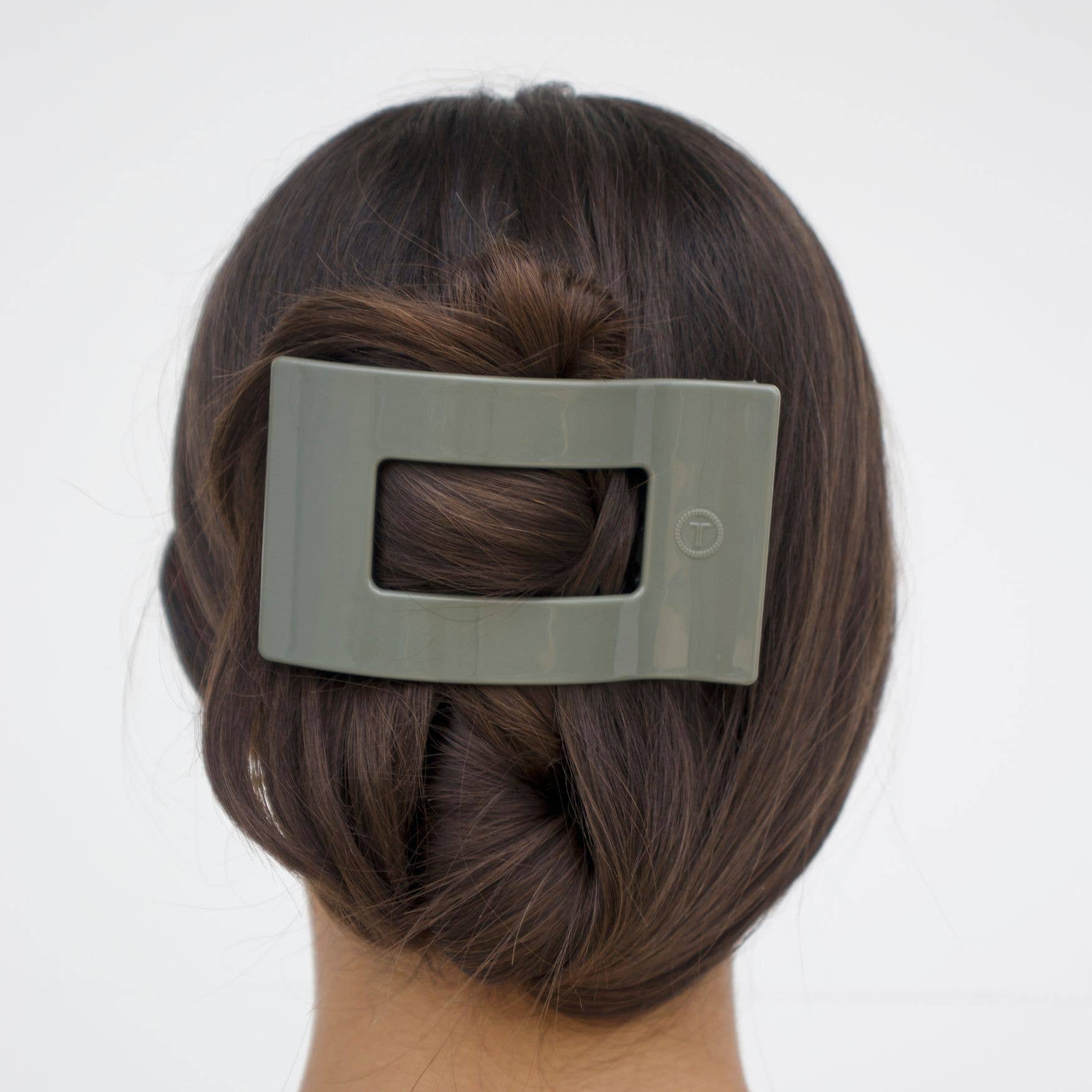 Teleties Flat Rectangle Hair Clip-280 Accessories-TELETIES-The Lovely Closet, Women's Fashion Boutique in Alexandria, KY