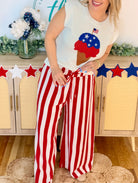 Festive for the 4th Wide Leg Pants-240 Pants-Anniewear-The Lovely Closet, Women's Fashion Boutique in Alexandria, KY