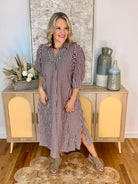 Changing Seasons Midi Dress-180 Dresses-Umgee-The Lovely Closet, Women's Fashion Boutique in Alexandria, KY