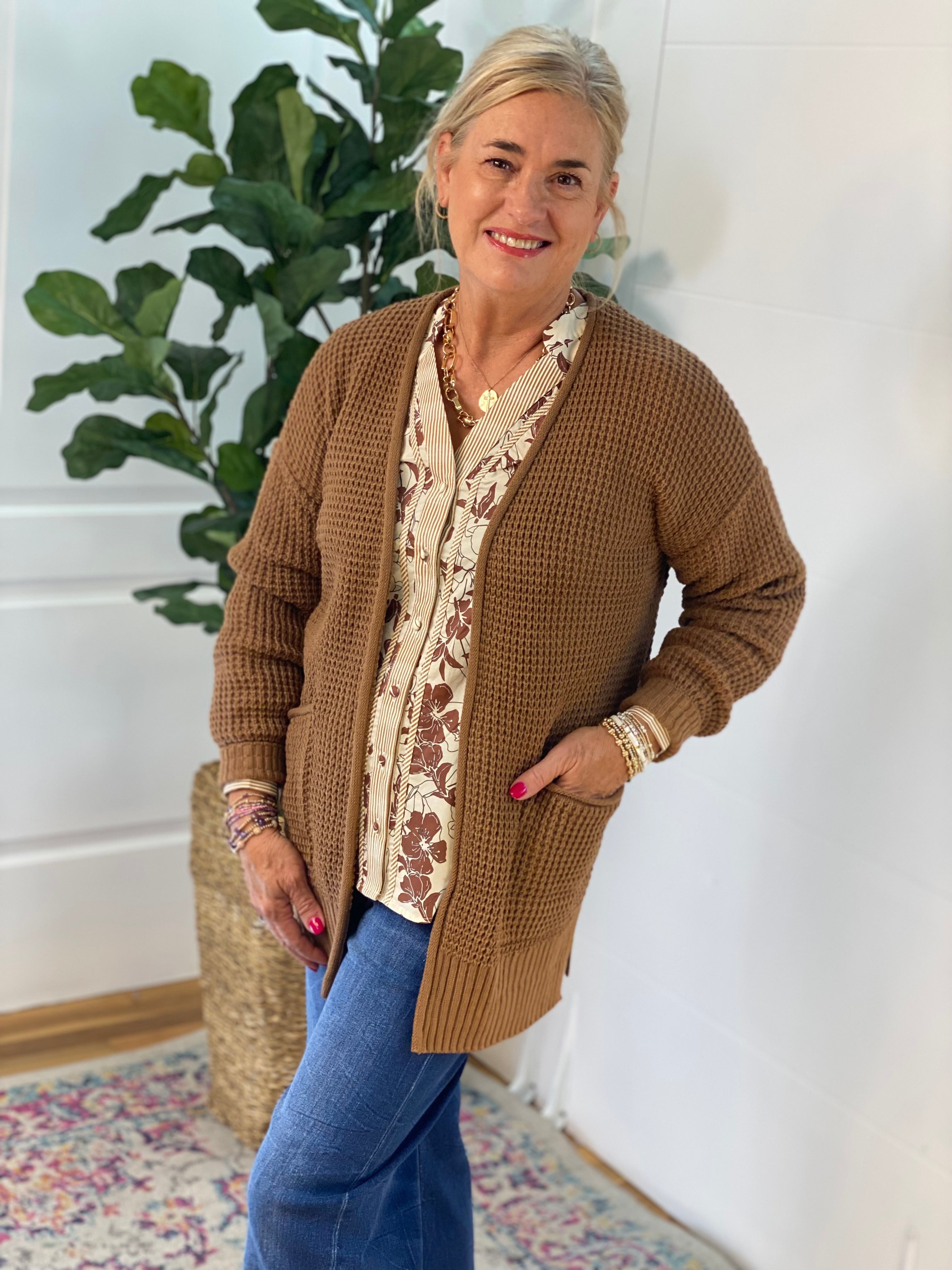 Golden Hour Long Sleeve Blouse-110 Long Sleeve Top-GIGIO-The Lovely Closet, Women's Fashion Boutique in Alexandria, KY