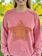 Amazing Star Pullover-110 Long Sleeve Top-The Lovely Closet-The Lovely Closet, Women's Fashion Boutique in Alexandria, KY