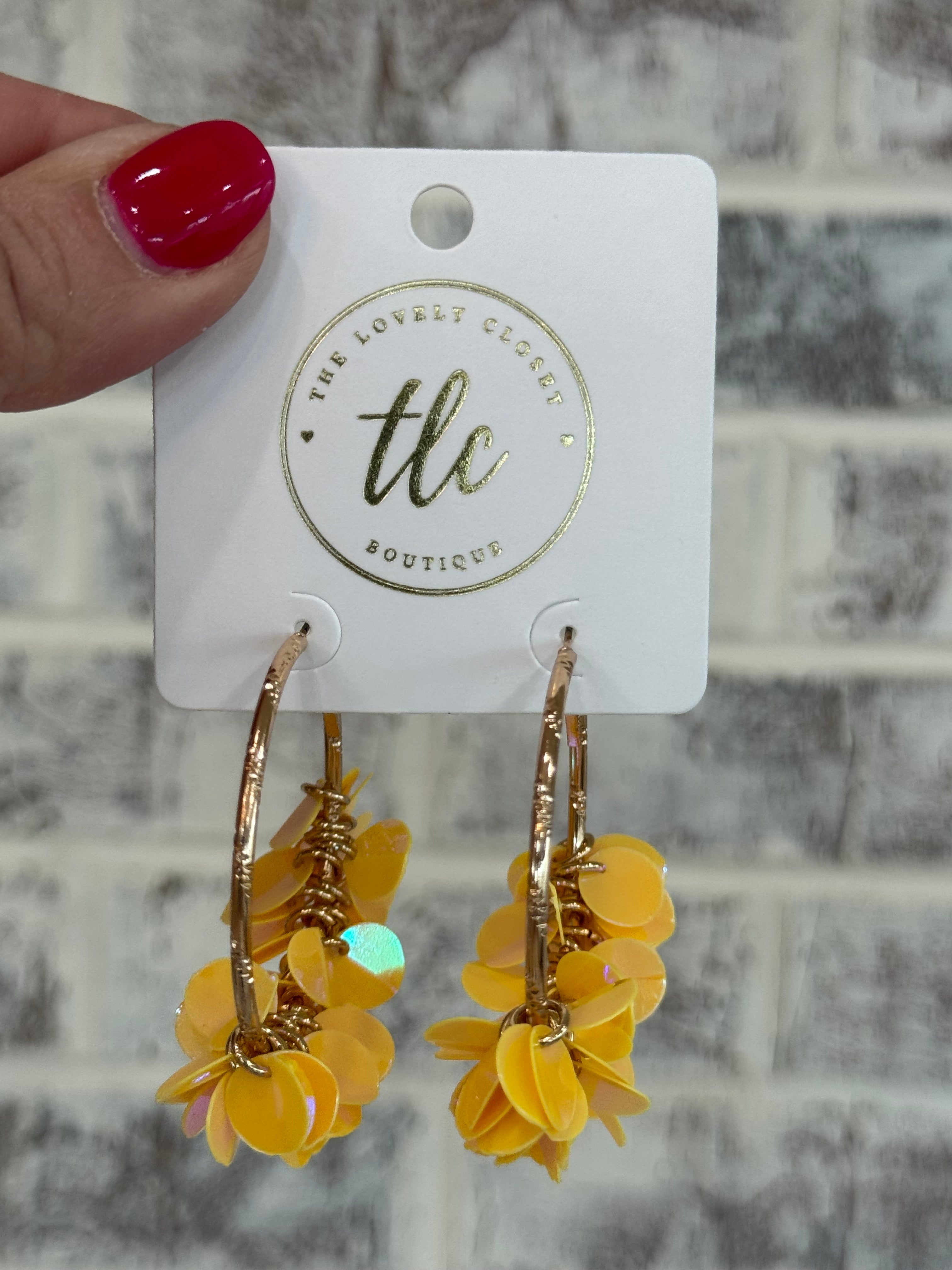 Sassy Spring Earrings-Earrings-The Lovely Closet-The Lovely Closet, Women's Fashion Boutique in Alexandria, KY