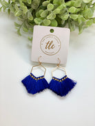 What to Wear Earrings - Royal Blue-The Lovely Closet-The Lovely Closet, Women's Fashion Boutique in Alexandria, KY
