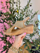 Corkys Carley Caramel Mesh-270 Shoes-The Lovely Closet-The Lovely Closet, Women's Fashion Boutique in Alexandria, KY