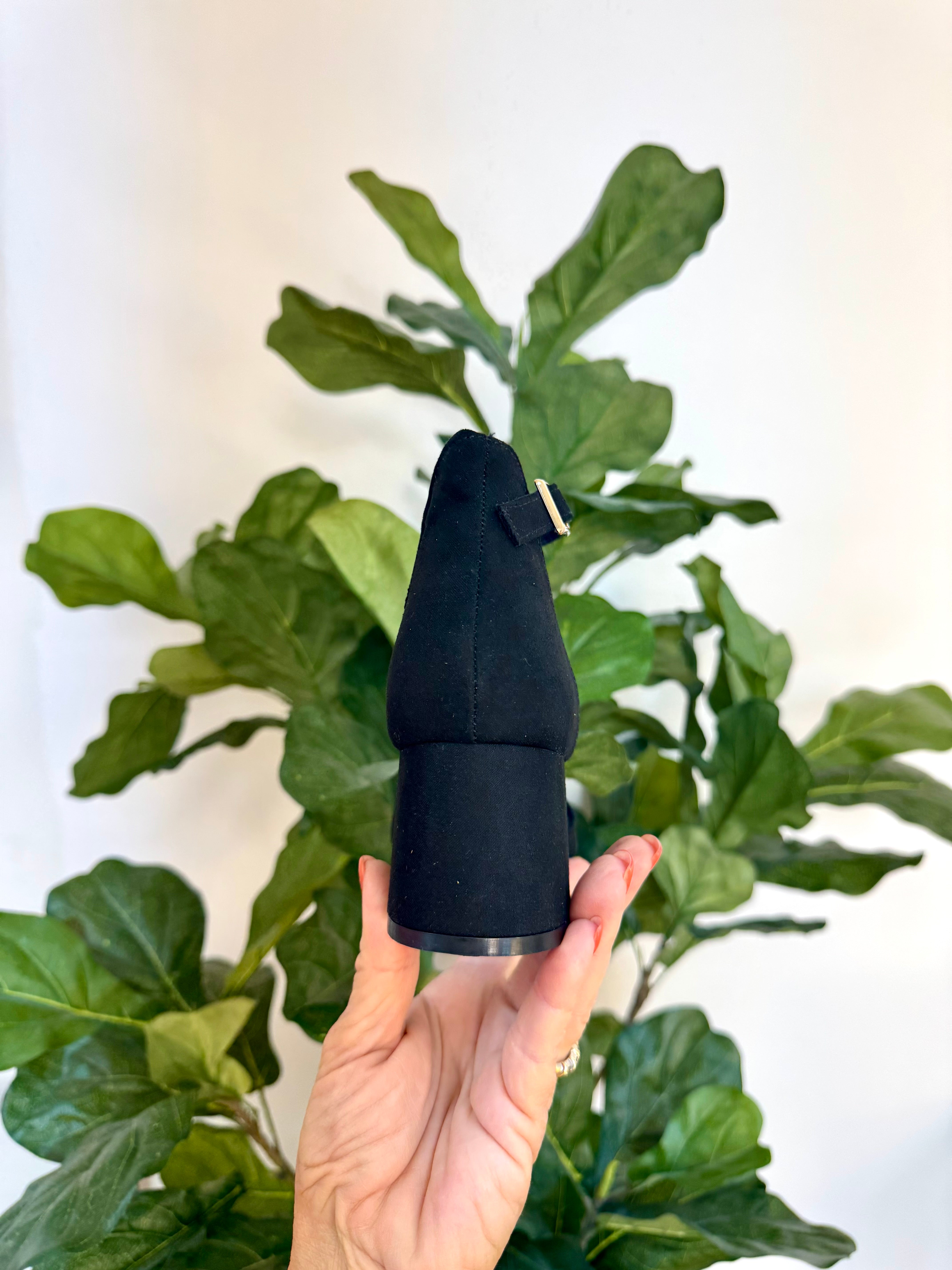 Midnight Elegance Block Heel-270 Shoes-London Rag-The Lovely Closet, Women's Fashion Boutique in Alexandria, KY