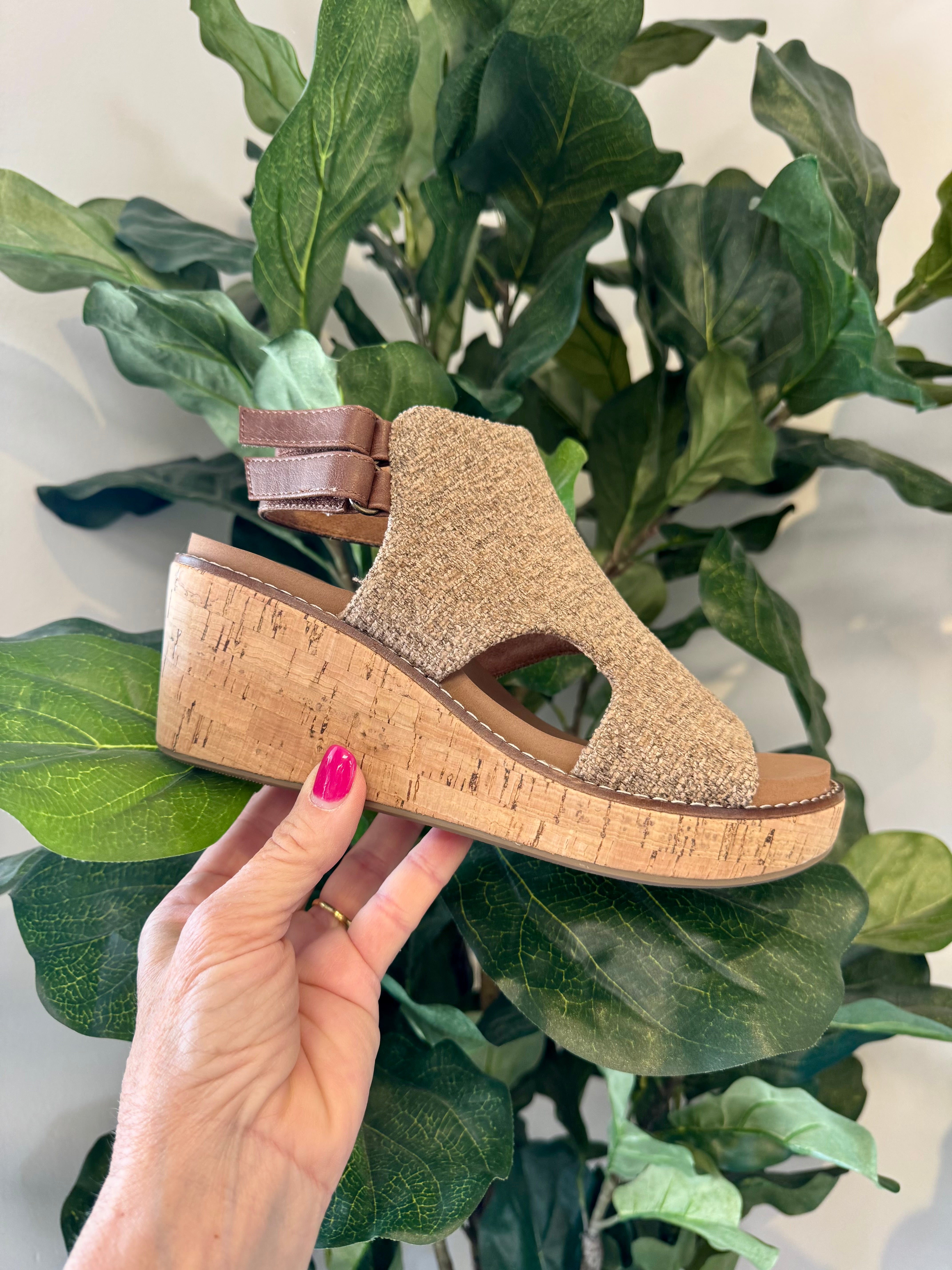 Corkys Falling Hard - Tan-270 Shoes-Corkys-The Lovely Closet, Women's Fashion Boutique in Alexandria, KY