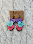 RoseHeart Valentine Day Earrings-250 Jewelry-RH-The Lovely Closet, Women's Fashion Boutique in Alexandria, KY