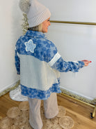 Denim Embellished & Patchwork Jacket-170 Jackets/Outerwear-POL-The Lovely Closet, Women's Fashion Boutique in Alexandria, KY