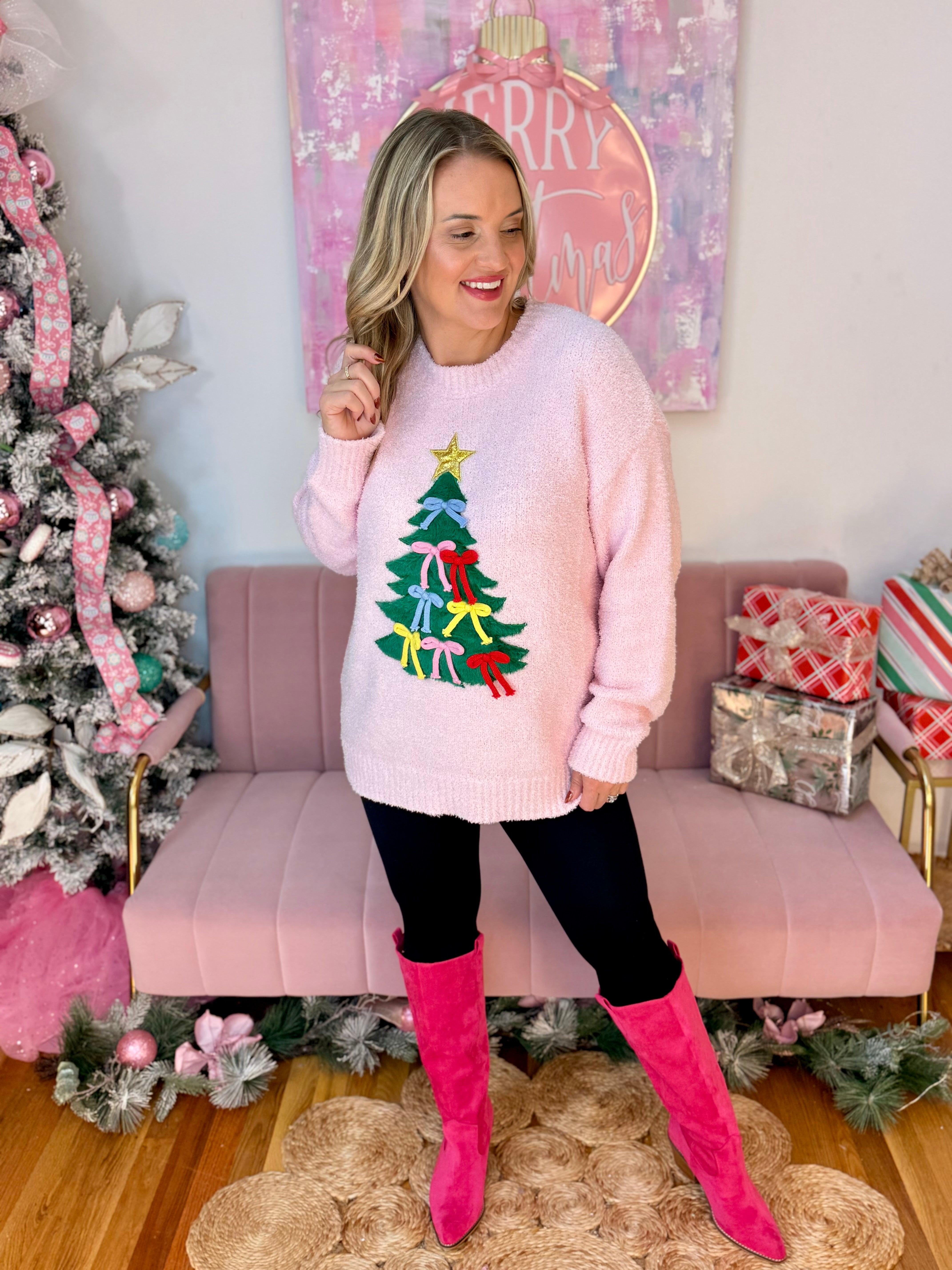 All About Those Trees Sweater-140 Sweaters-Main Strip-The Lovely Closet, Women's Fashion Boutique in Alexandria, KY