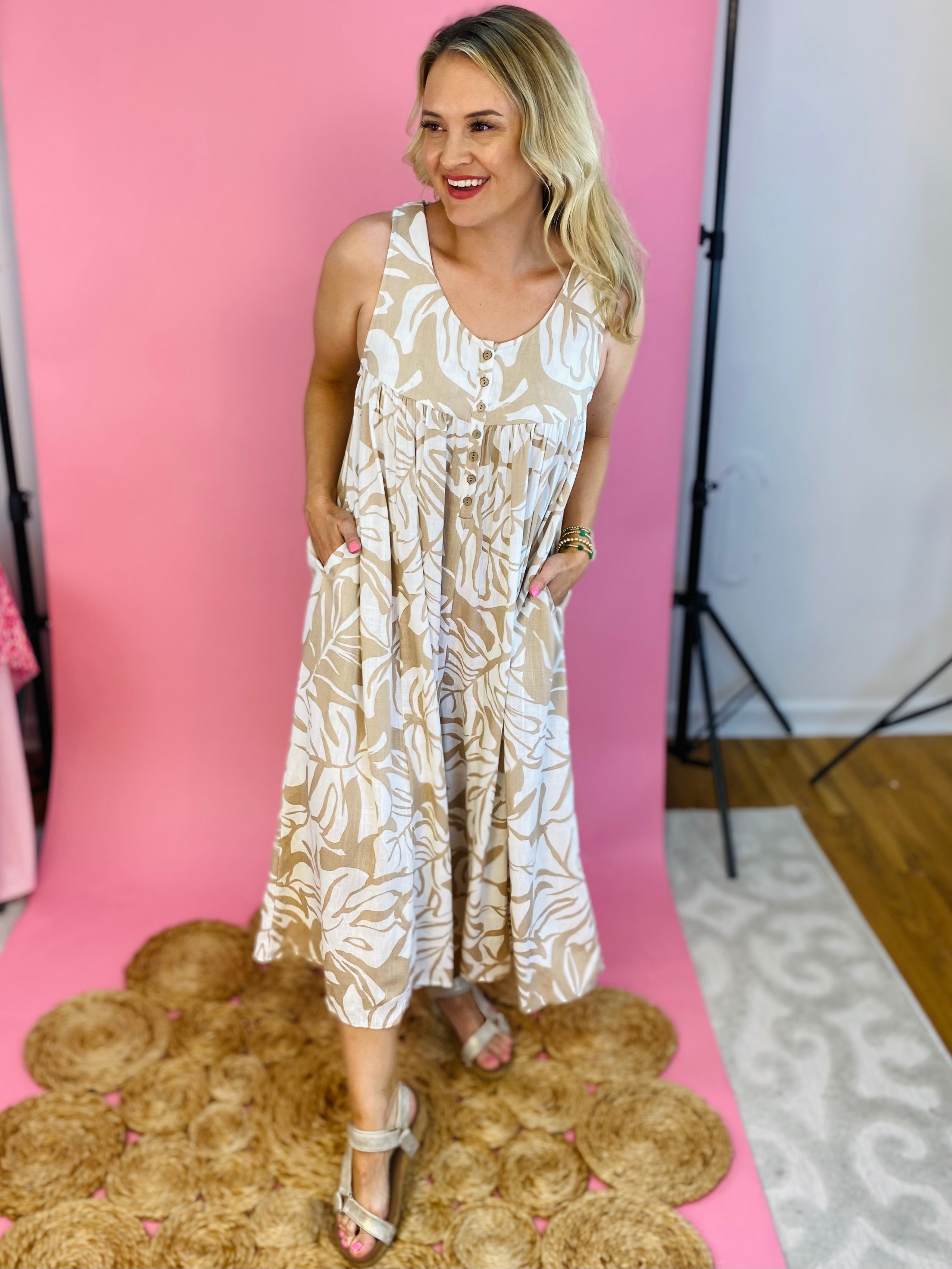 Sandy Toes Jumpsuit-190 Rompers/Jumpsuits/Sets-The Lovely Closet-The Lovely Closet, Women's Fashion Boutique in Alexandria, KY